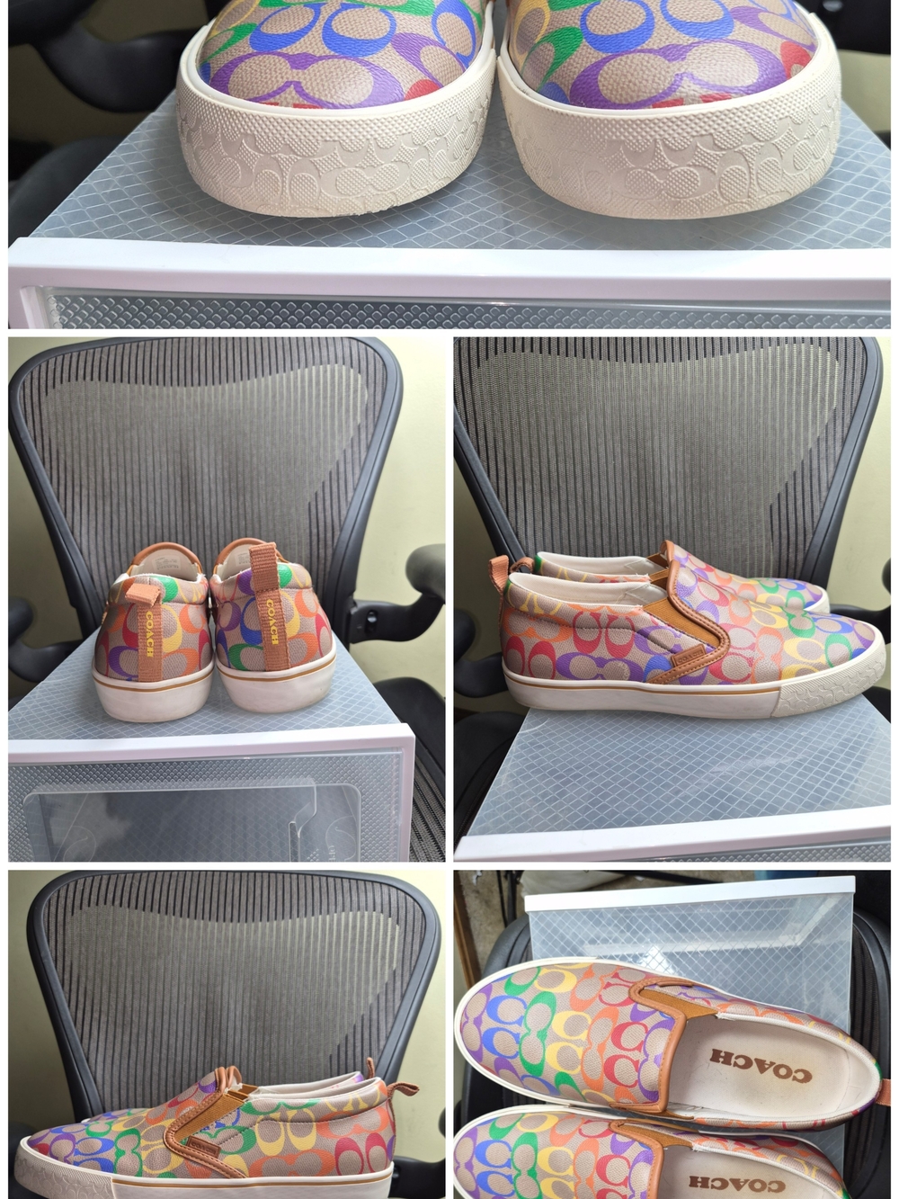 Coach Pride Month Slip Ons